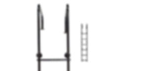 Roof Access Ladder with Close up